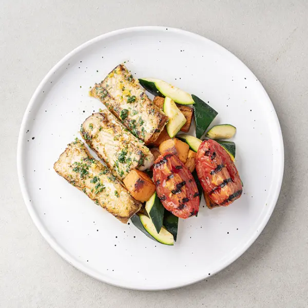 Roman-Style Citrus Fish & Tomato Vegetables